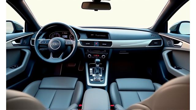 Audi A4 après nettoyage intérieur